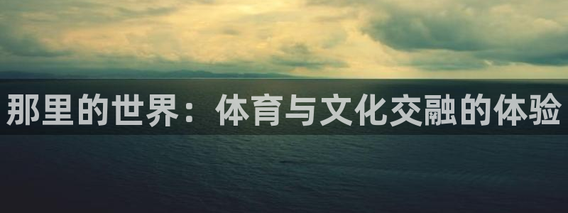 球客岛：那里的世界：体育与文化交融的体验